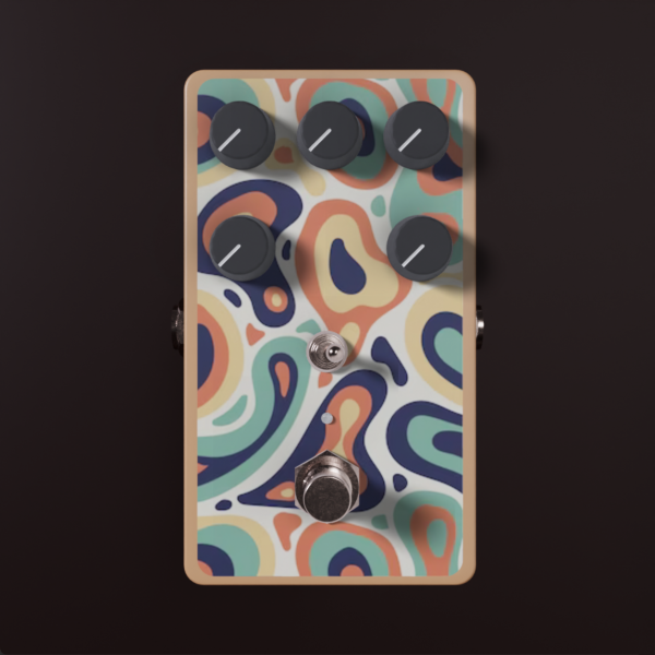 3D Guitar Pedal UI Kit - Colorful - Blender