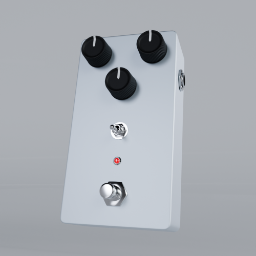 3D Guitar Pedal UI Kit – Clean - Blender
